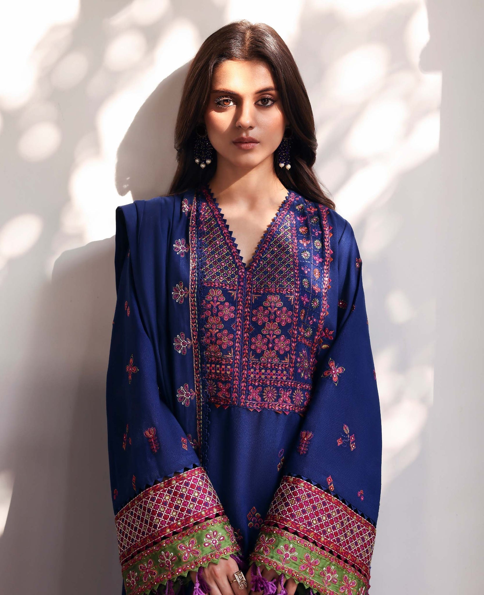 Maris – authentic Pakistani dress from the Amaris Luxury Shawl 25 collection for women in the UK