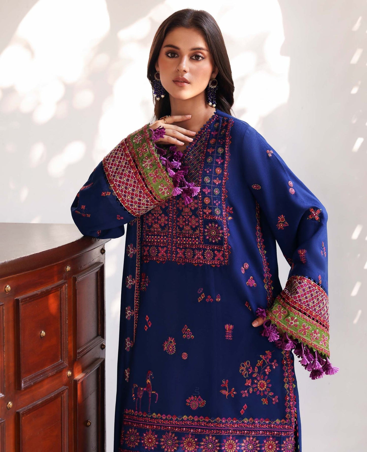 Maris – authentic Pakistani dress from the Amaris Luxury Shawl 25 collection for women in the UK