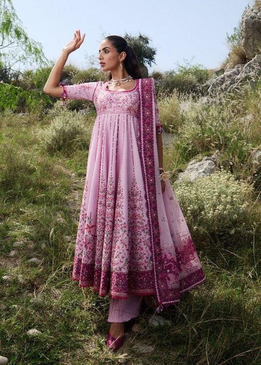 Hussain Rehar | Jinan 26 | Marjan - Luxury Dress - available at Maria Faisal in UK and USA.