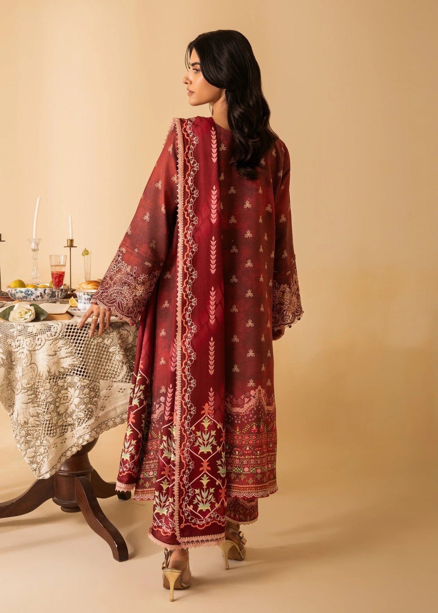 Nureh | Shades of Winter | TAHLIA (AZ-09) - Ladies Clothes - Maria Faisal