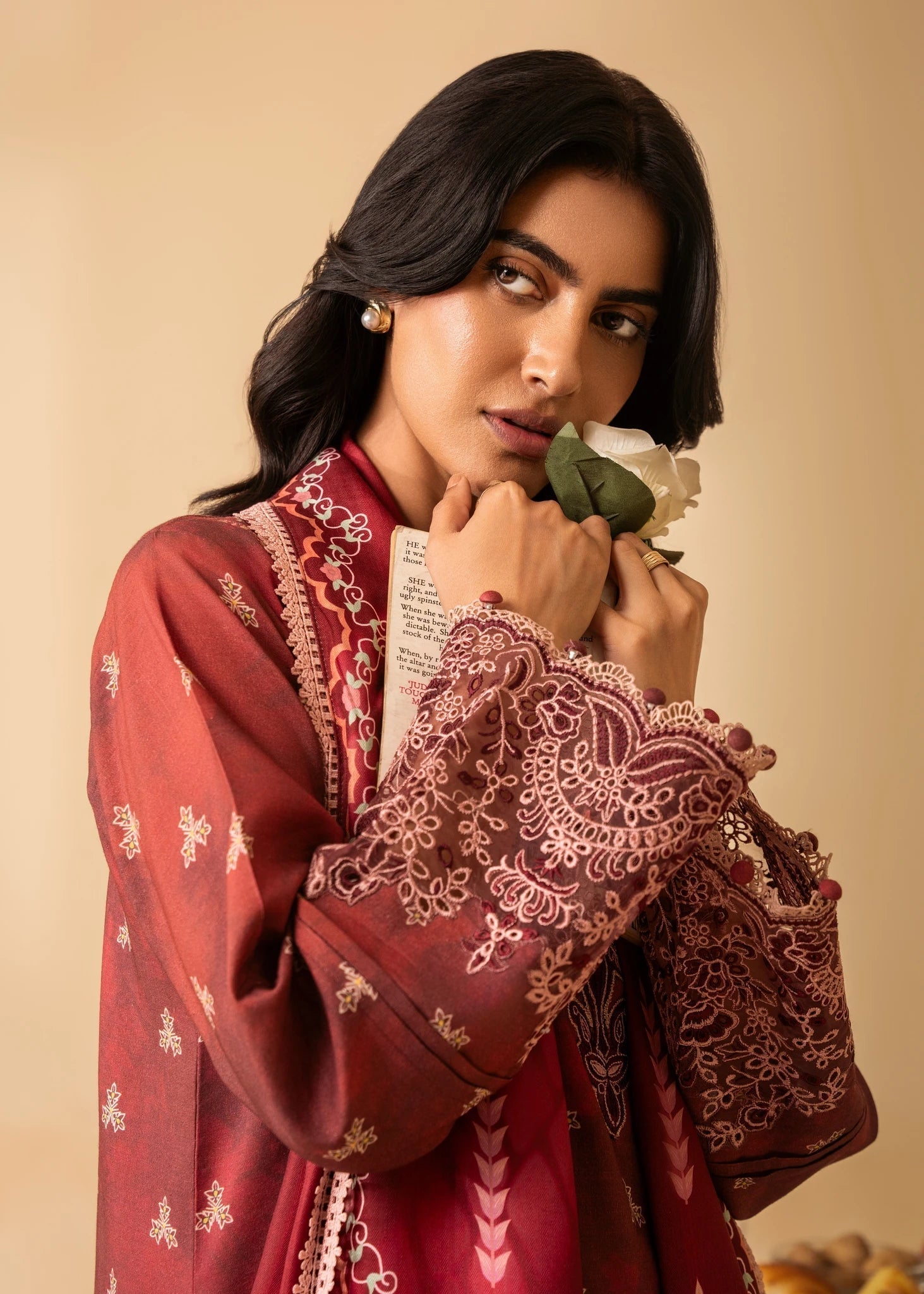 Nureh | Shades of Winter | TAHLIA (AZ-09) - Ladies Clothes - Maria Faisal