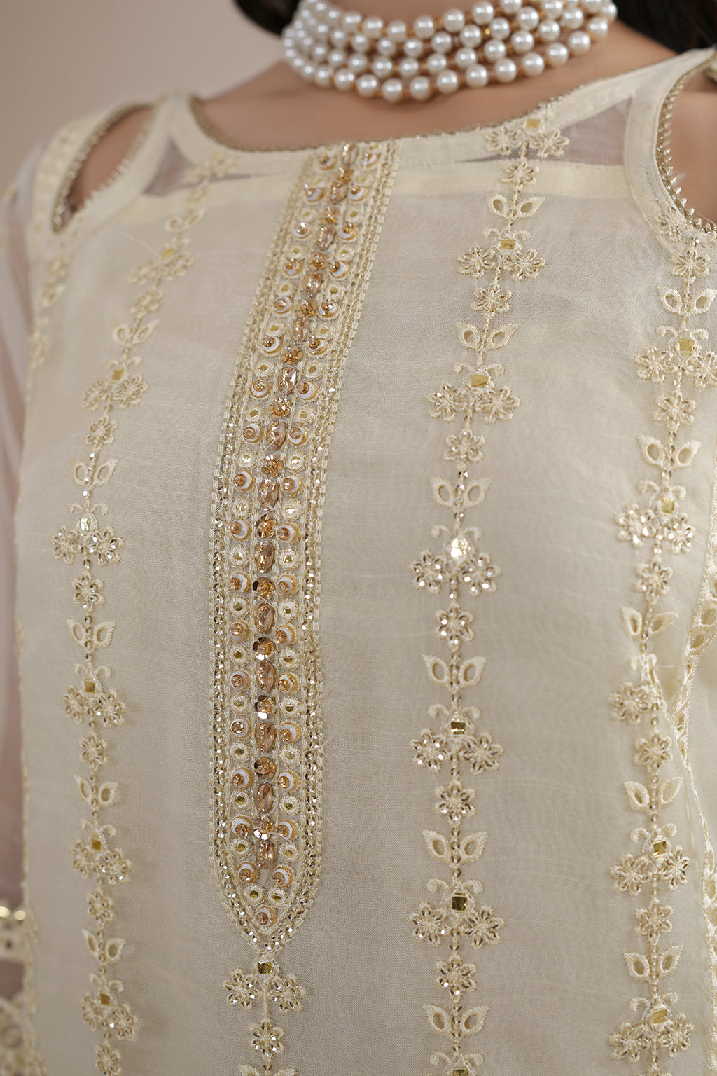 Maryams | Embellished Pret |  Kiara - Designer Dress with Intricate embroidery and embellishments. Shop elegent wedding dress at Maria Faisal.