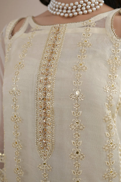 Maryams | Embellished Pret |  Kiara - Designer Dress with Intricate embroidery and embellishments. Shop elegent wedding dress at Maria Faisal.