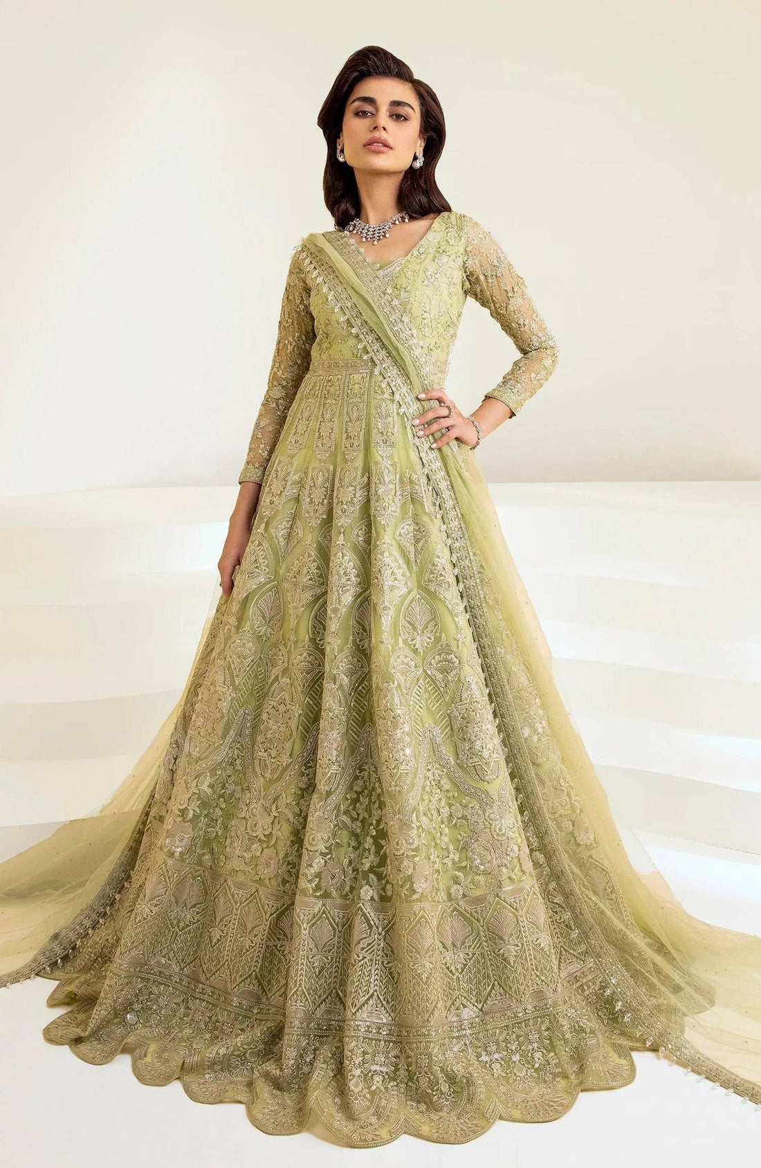 Maryum N Maria | The Brides 23 | Humid (MS23-534) by Maria Faisal - Registered Vendor of : Maryum N Maria - type : Wedding Dress - 100% original wedding dresses