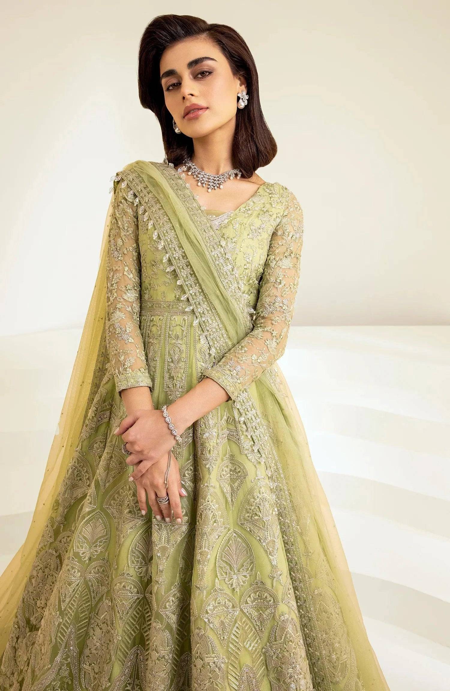 Maryum N Maria | The Brides 23 | Humid (MS23-534) by Maria Faisal - Registered Vendor of : Maryum N Maria - type : Wedding Dress - 100% original wedding dresses