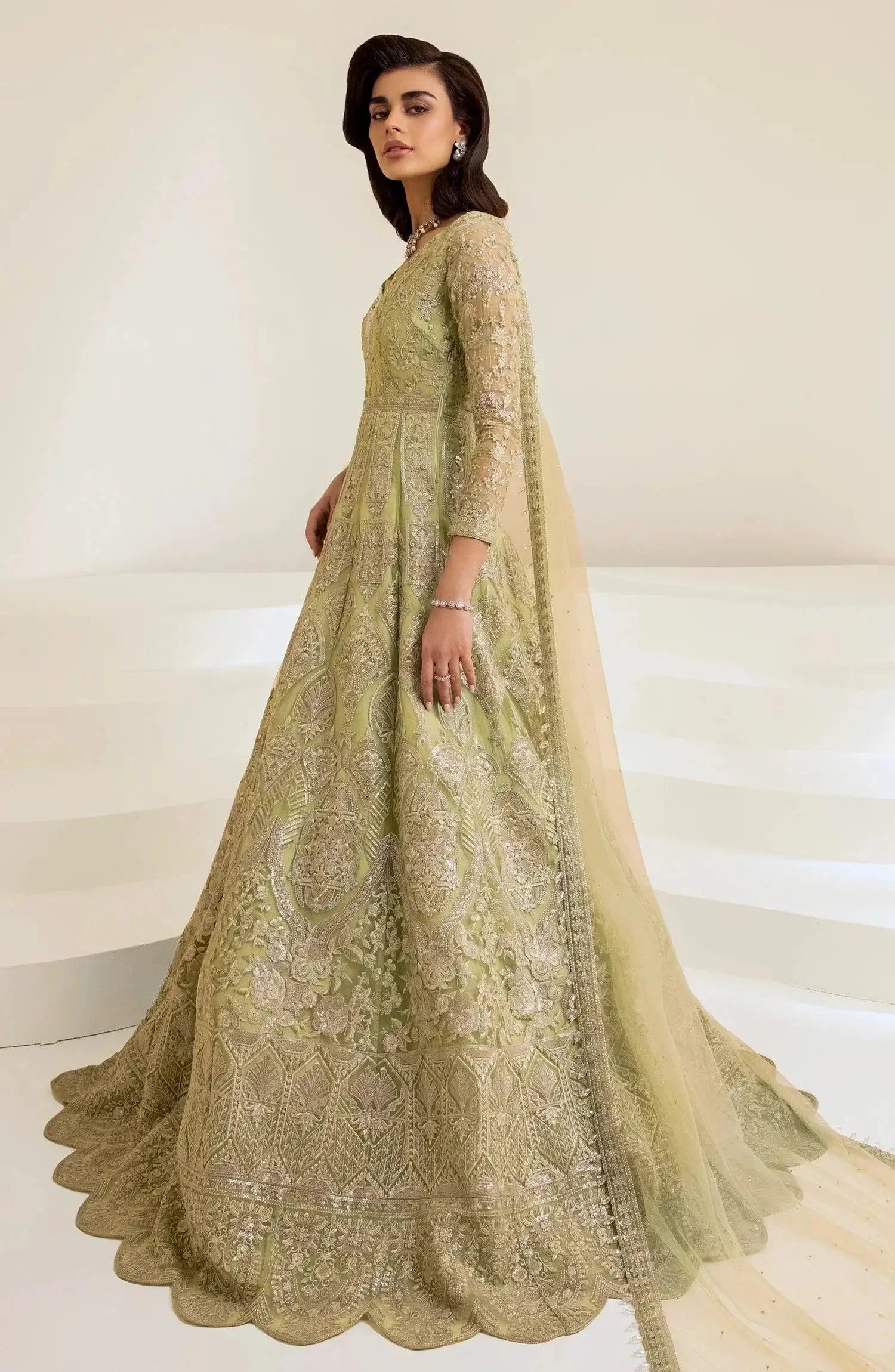 Maryum N Maria | The Brides 23 | Humid (MS23-534) by Maria Faisal - Registered Vendor of : Maryum N Maria - type : Wedding Dress - 100% original wedding dresses