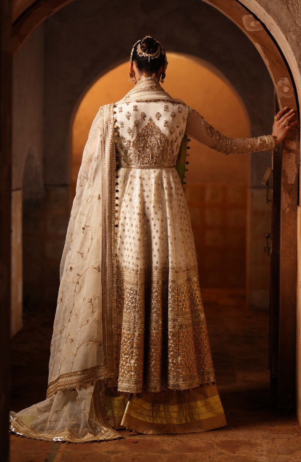 Maryum N Maria | Gul Posh Wedding Formals | Chand Bali - MS40066 - Ladies Clothes - Maria Faisal