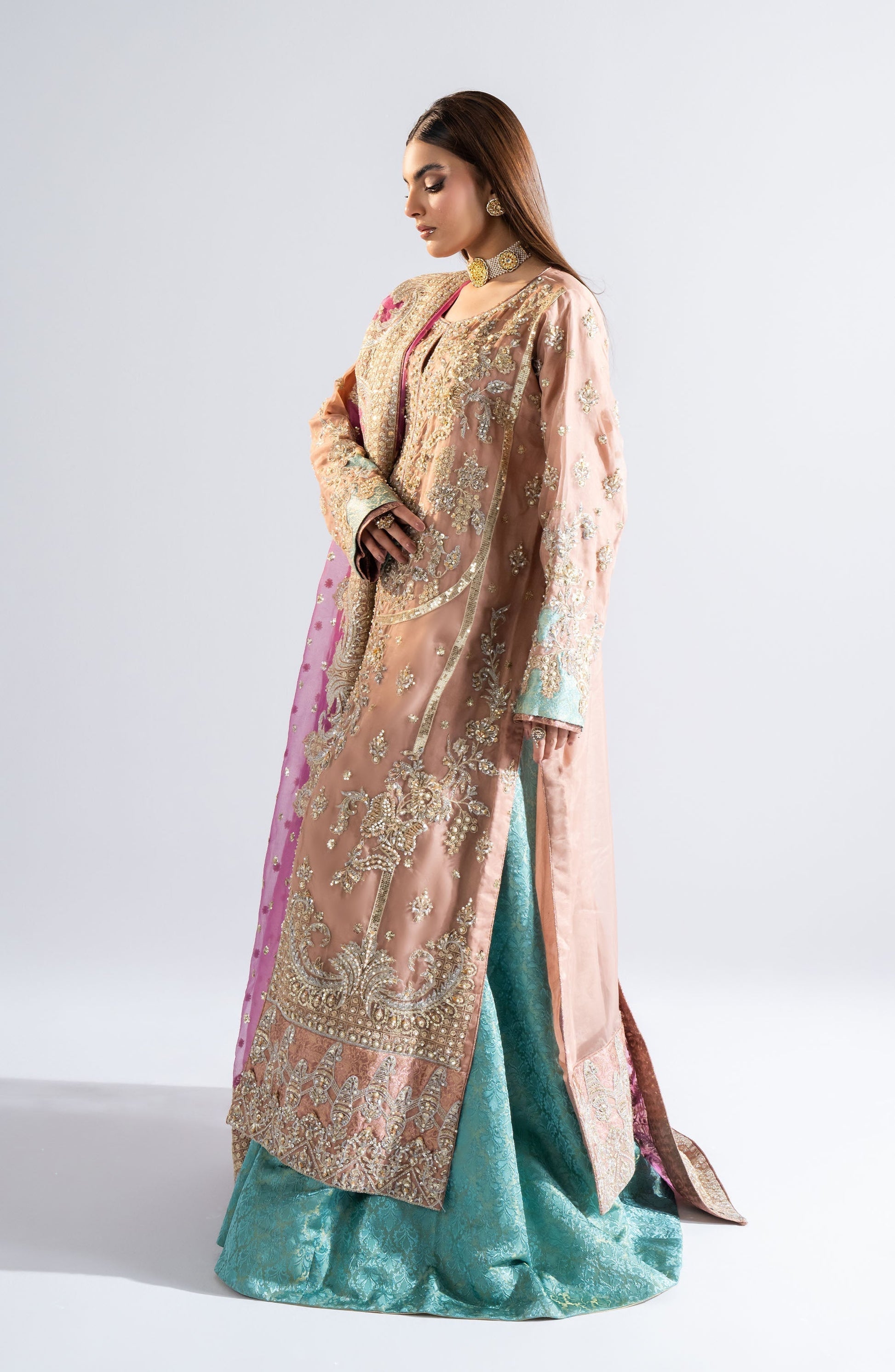 Maryum N Maria | Riwayat Wedding Formals | HINNI - MW24-558 - Ladies Clothes - Maria Faisal