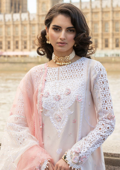 Meem | Luxury Eid Lawn 24 | MD-02 LIGHT PINK - Ladies Clothes 