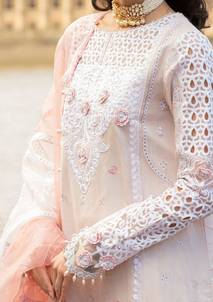 Meem | Luxury Eid Lawn 24 | MD-02 LIGHT PINK - Ladies Clothes 