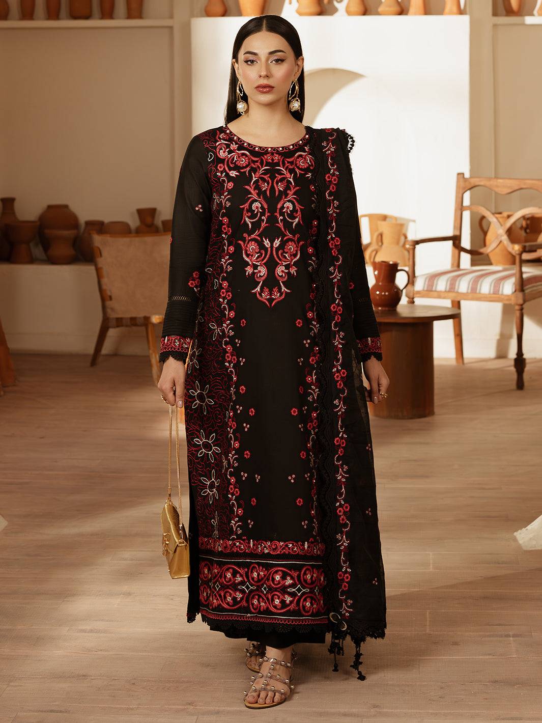Mahnur | Florence Luxury Lawn 25 | MEHARMAH by Maria Faisal - Registered Vendor of : Mahnur - type : Ladies Clothes - 100% original wedding dresses