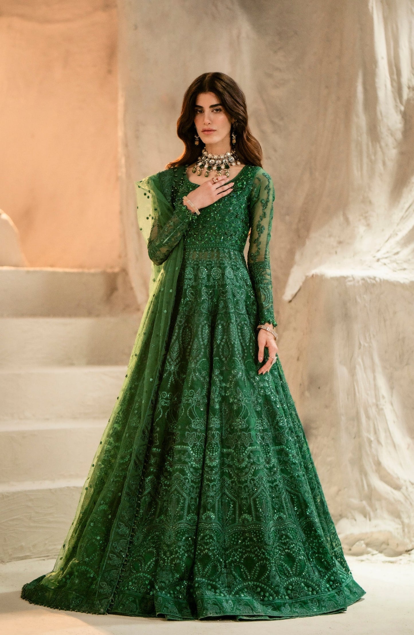 Maryum N Maria | Mehr o Maah Bridals | MW23-540-Selket - Wedding Dress - Maria Faisal