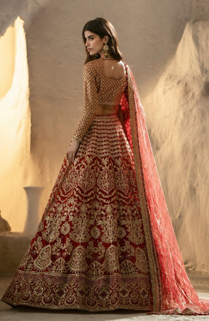 Maryum N Maria | Mehr o Maah Bridals | MW23-537-Mandisa - Wedding Dress - Maria Faisal