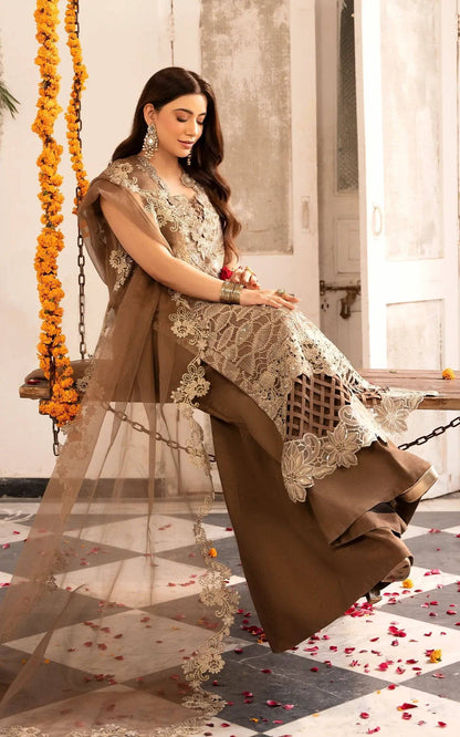 Asifa and Nabeel | Sunehri Eid 25 | Mehrunisa-(SEF25-07) by Maria Faisal - Registered Vendor of : Asifa and Nabeel - type : Ladies Clothes - 100% original wedding dresses