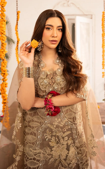Asifa and Nabeel | Sunehri Eid 25 | Mehrunisa-(SEF25-07) by Maria Faisal - Registered Vendor of : Asifa and Nabeel - type : Ladies Clothes - 100% original wedding dresses
