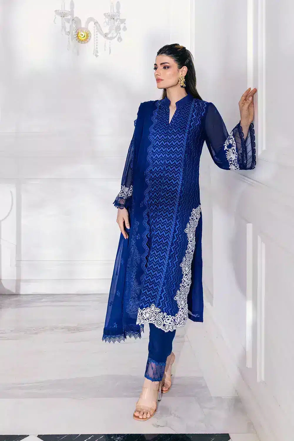 Azure | Embroidered Ensembles 23 | Mellow Breeze