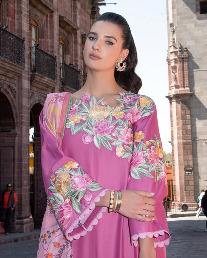 Mushq | Odyssey Lawn 26 | Meredith - Luxury Dress - available at Maria Faisal in UK and USA.