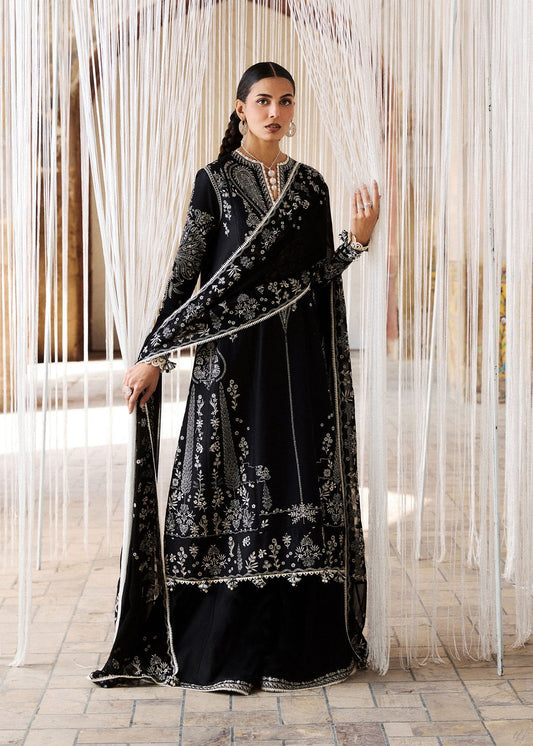 Hussain Rehar | Zan SS26 | Meshki - Luxury Dress - available at Maria Faisal in UK and USA.