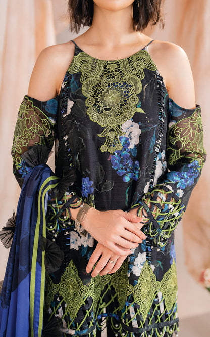 Asifa and Nabeel | Winter Meraki 24 | Midnight-MW-02 - Designer Dress with Intricate embroidery and embellishments. Shop elegent wedding dress at Maria Faisal.