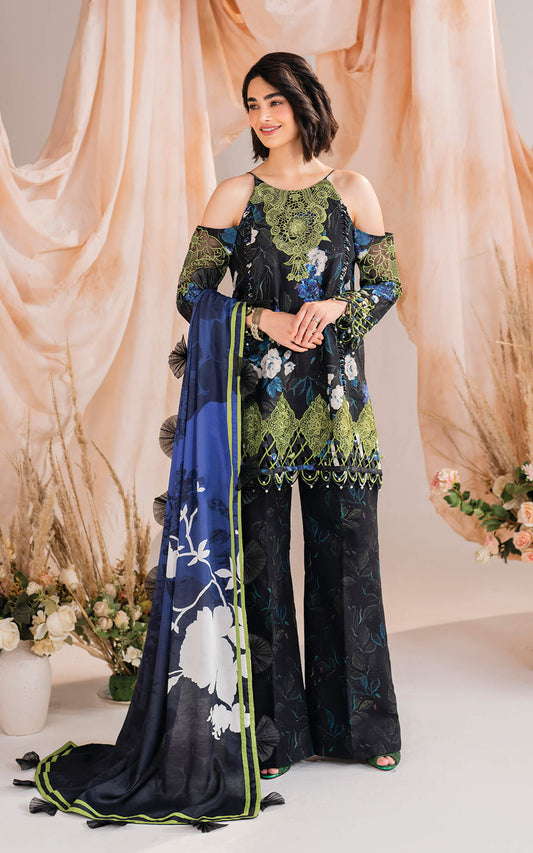 Asifa and Nabeel | Winter Meraki 24 | Midnight-MW-02 - Designer Dress with Intricate embroidery and embellishments. Shop elegent wedding dress at Maria Faisal.