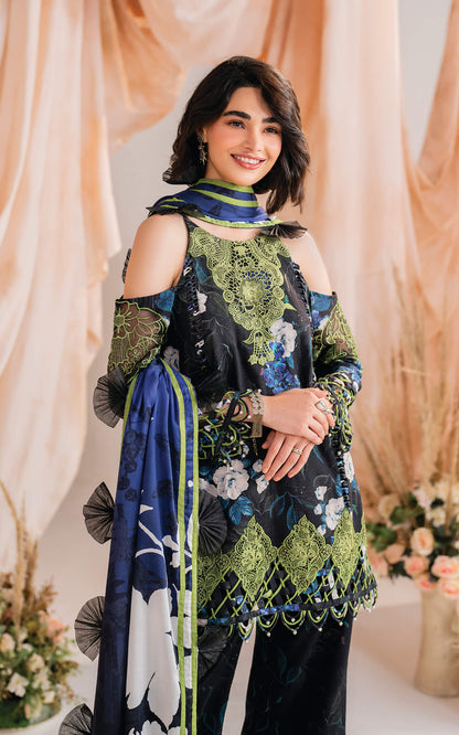 Asifa and Nabeel | Winter Meraki 24 | Midnight-MW-02 - Designer Dress with Intricate embroidery and embellishments. Shop elegent wedding dress at Maria Faisal.