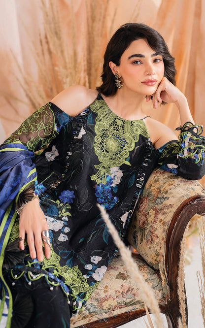 Asifa and Nabeel | Winter Meraki 24 | Midnight-MW-02 - Designer Dress with Intricate embroidery and embellishments. Shop elegent wedding dress at Maria Faisal.