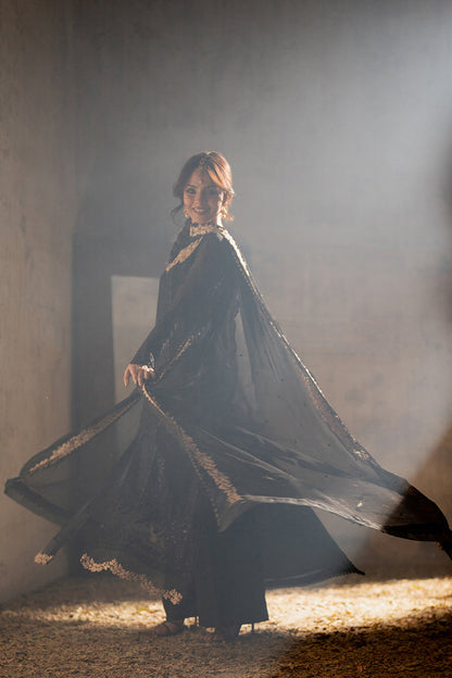 Azure | Ensembles Embroidered Formals | Midnight Veil - Ladies Clothes 