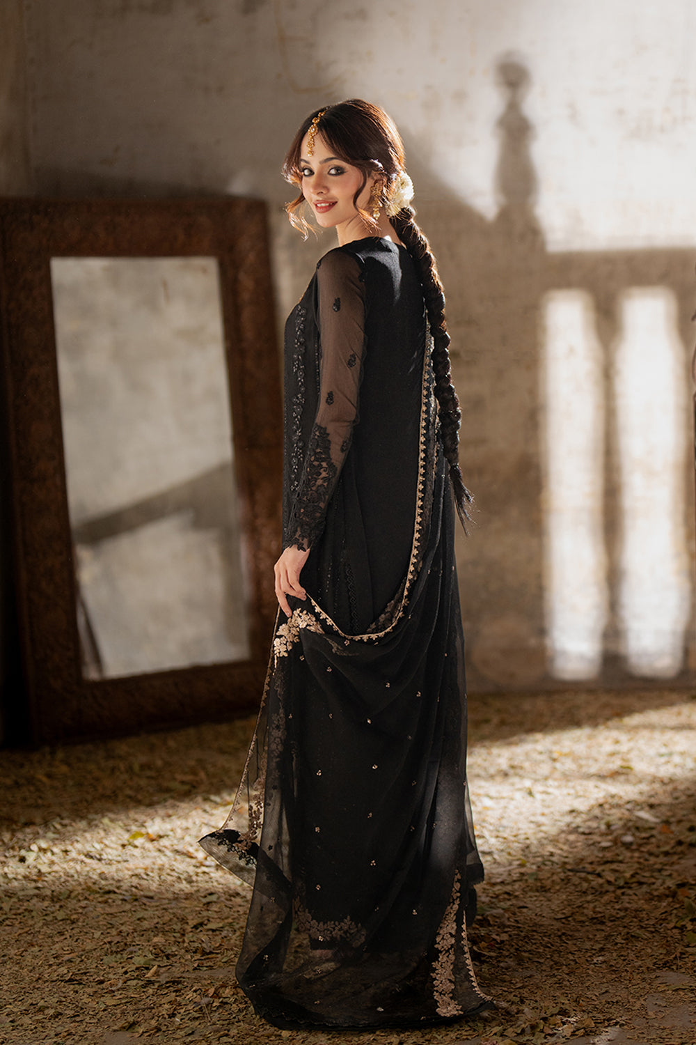 Azure | Ensembles | Midnight Veil - Ladies Clothes - Maria Faisal