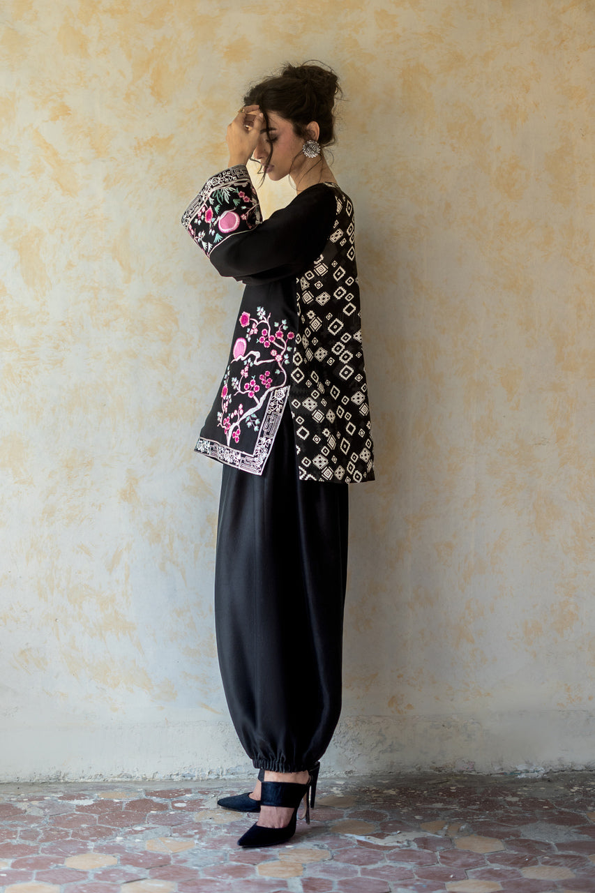Zainab Chottani | Summer Edition 26 | Midnight Reverie - Formal Dress - available at Maria Faisal in UK and USA.