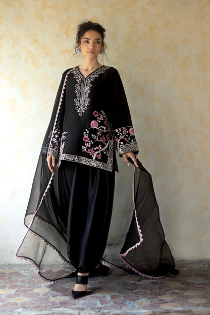 Zainab Chottani | Summer Edition 26 | Midnight Reverie - Formal Dress - available at Maria Faisal in UK and USA.