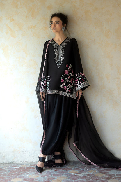 Zainab Chottani | Summer Edition 26 | Midnight Reverie - Formal Dress - available at Maria Faisal in UK and USA.