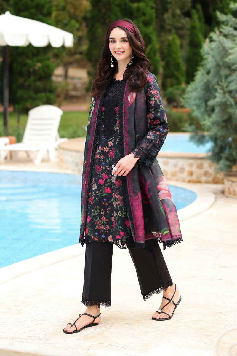 Rangrasiya | Lifestyle Summer 26 | Midnight - Casual Dress - available at Maria Faisal in UK and USA.