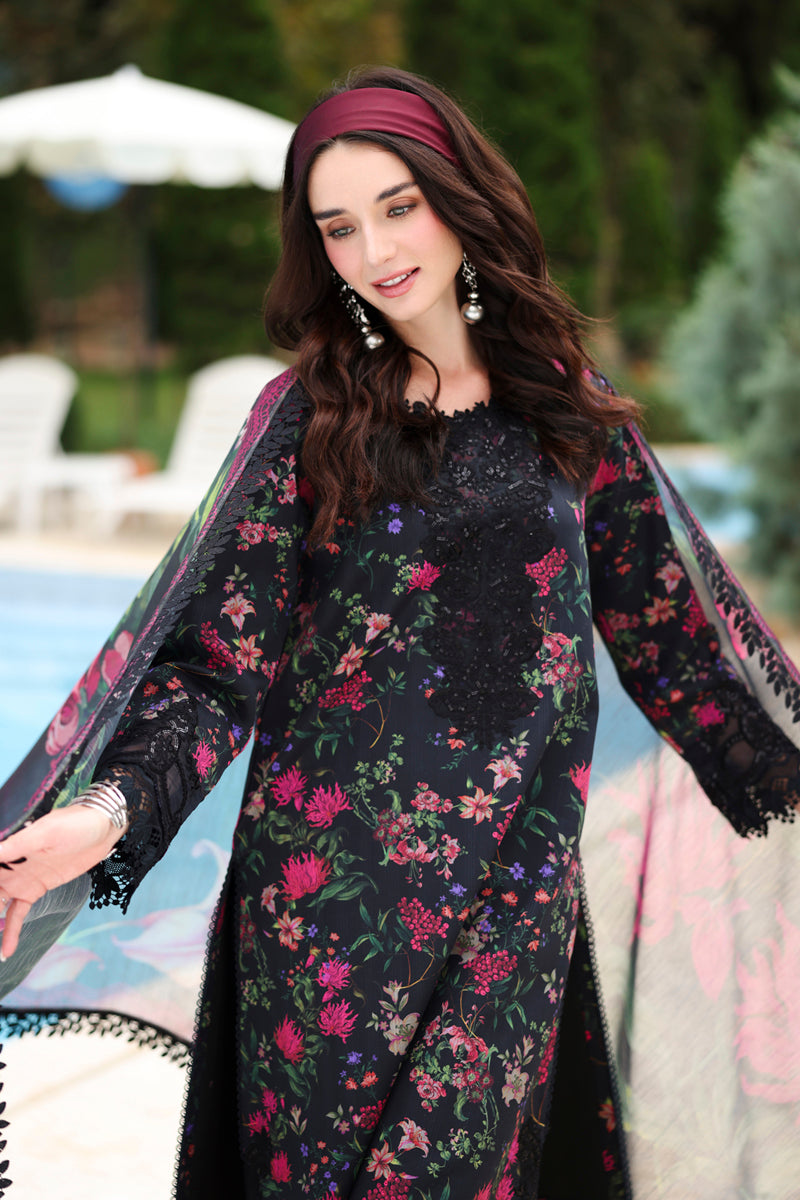 Rangrasiya | Lifestyle Summer 26 | Midnight - Casual Dress - available at Maria Faisal in UK and USA.
