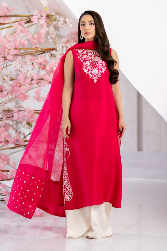 Mina Hasan | Signature Pret | Ayra - Luxury Dress - available at Maria Faisal in UK and USA.