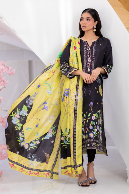 Mina Hasan | Signature Pret | Spring Night - Luxury Dress - available at Maria Faisal in UK and USA.