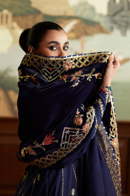 Mina Hassan | Velvet Luxe |  Raniya - Ladies Clothes - Maria Faisal