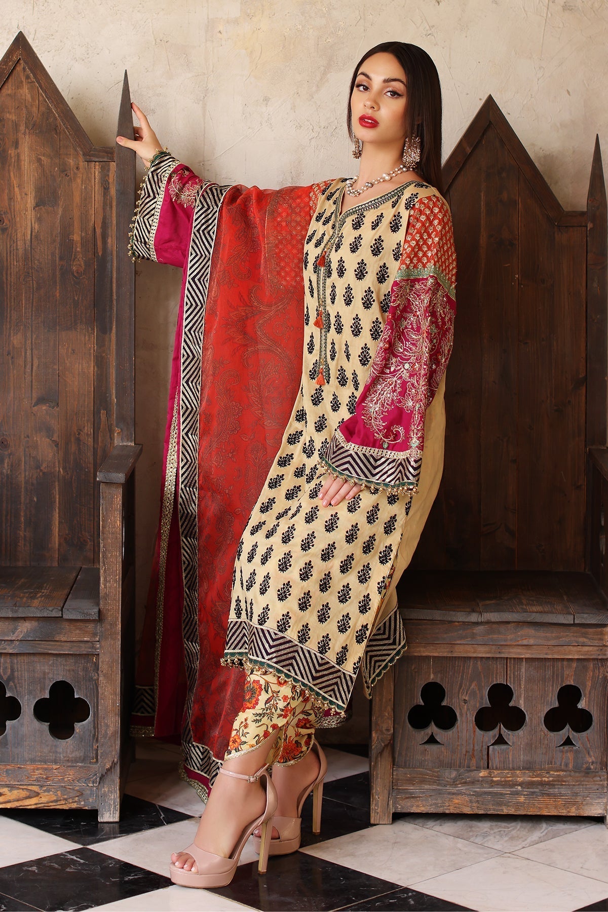 Mina Kashif | Festive Lawn | Amani - Waniyas