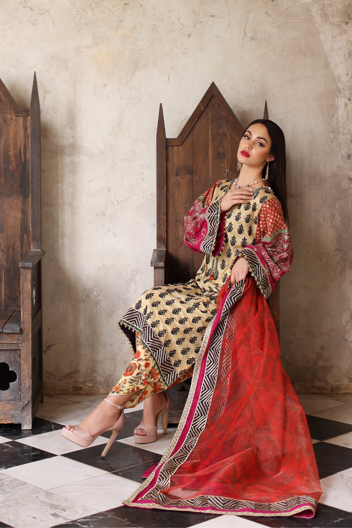 Mina Kashif | Festive Lawn | Amani - Waniyas