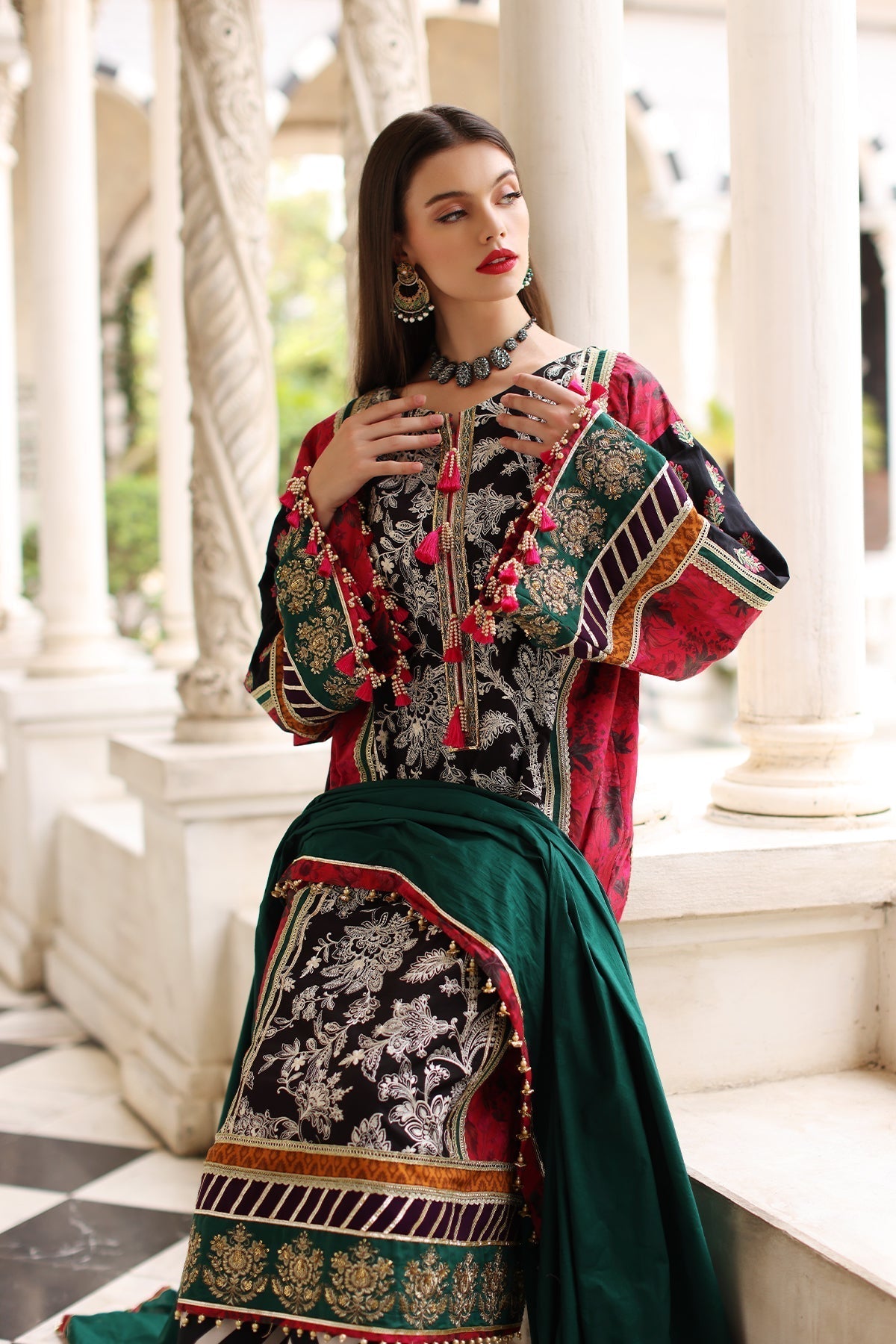 Mina Kashif | Festive Lawn | Karine - Waniyas