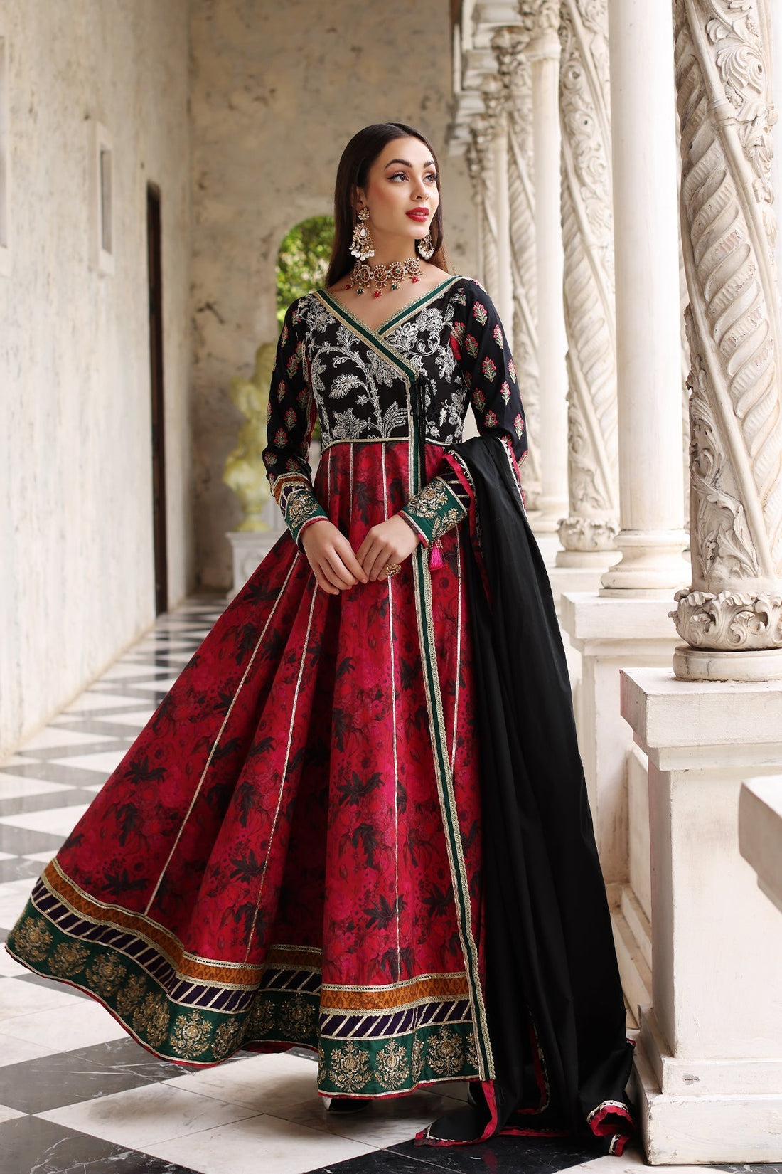 Mina Kashif | Festive Lawn | Anarkali - Waniyas