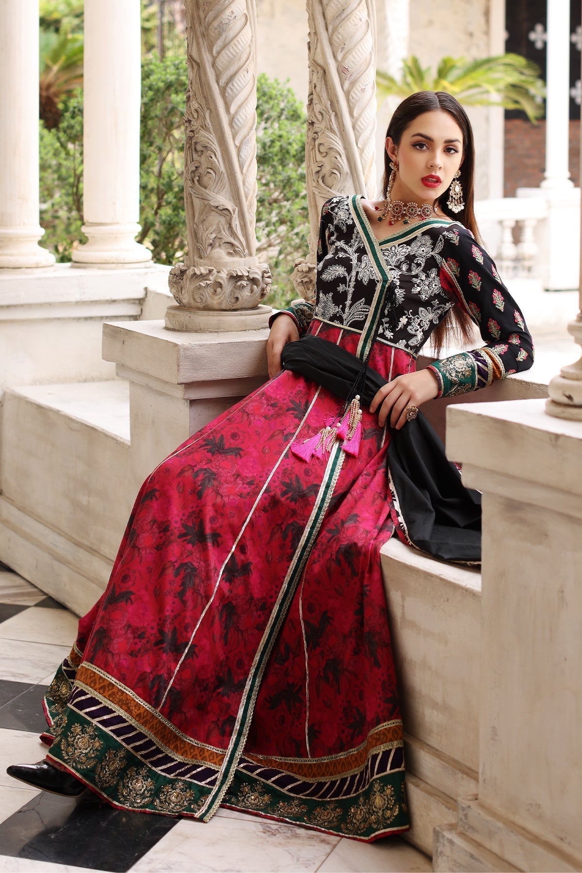 Mina Kashif | Festive Lawn | Anarkali - Maria Faisal