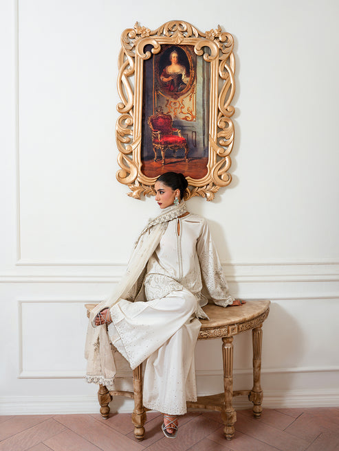 Epoque | Elysia Luxury Pret | Mira - Luxury Dress - available at Maria Faisal in UK and USA.