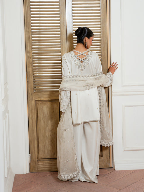 Epoque | Elysia Luxury Pret | Mira - Luxury Dress - available at Maria Faisal in UK and USA.