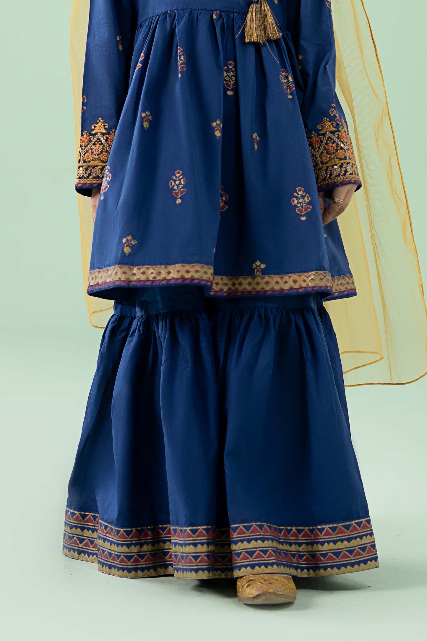 3 Piece Printed Lawn Suit - Kids Clothes - available at Maria Faisal in UK and USA