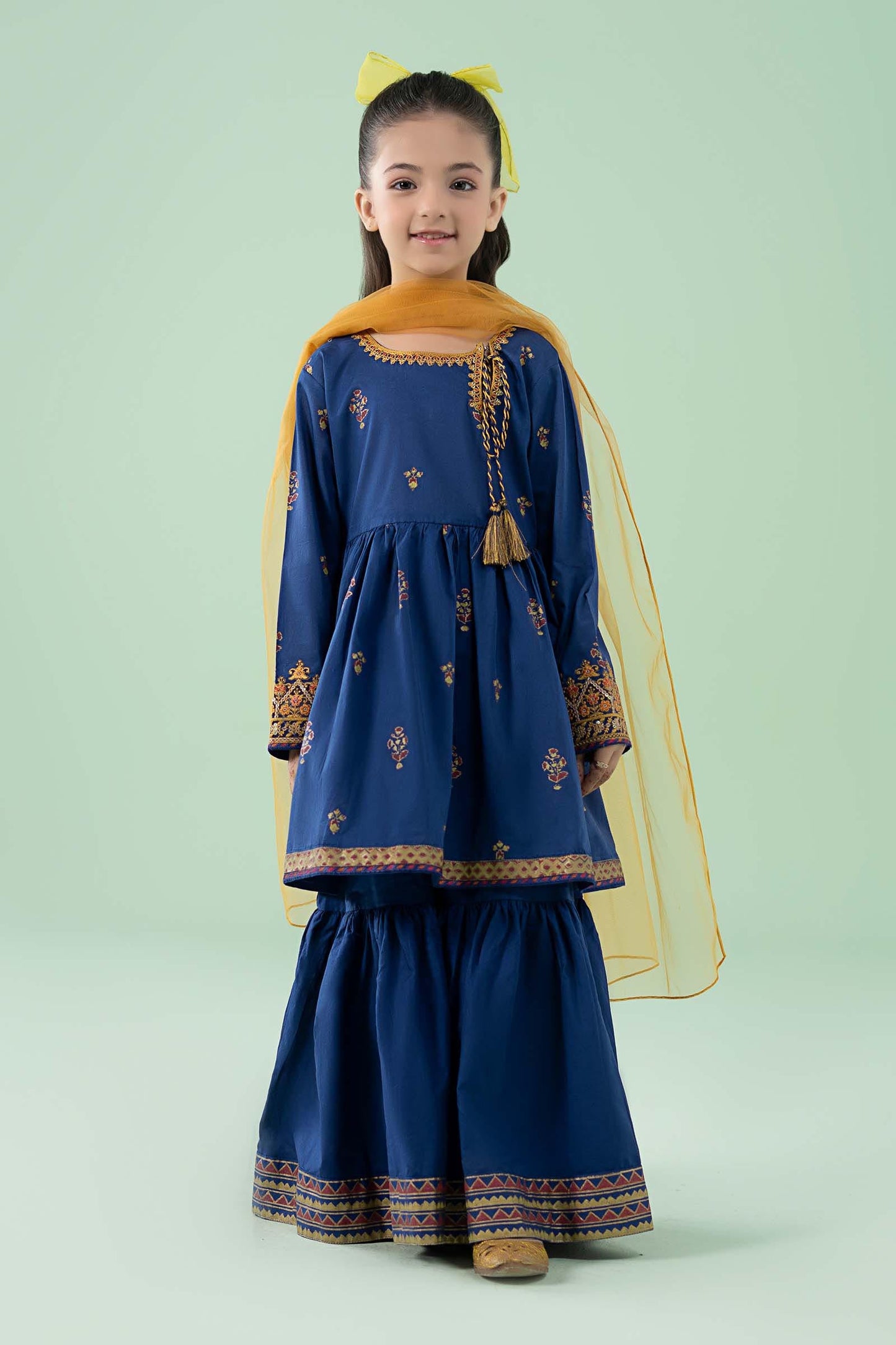 3 Piece Printed Lawn Suit - Kids Clothes - available at Maria Faisal in UK and USA