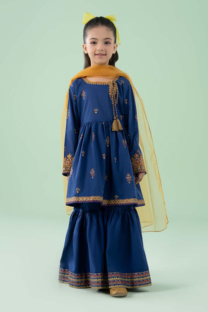 3 Piece Printed Lawn Suit - Kids Clothes - available at Maria Faisal in UK and USA