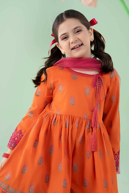 3 Piece Printed Lawn Suit - Kids Clothes - available at Maria Faisal in UK and USA