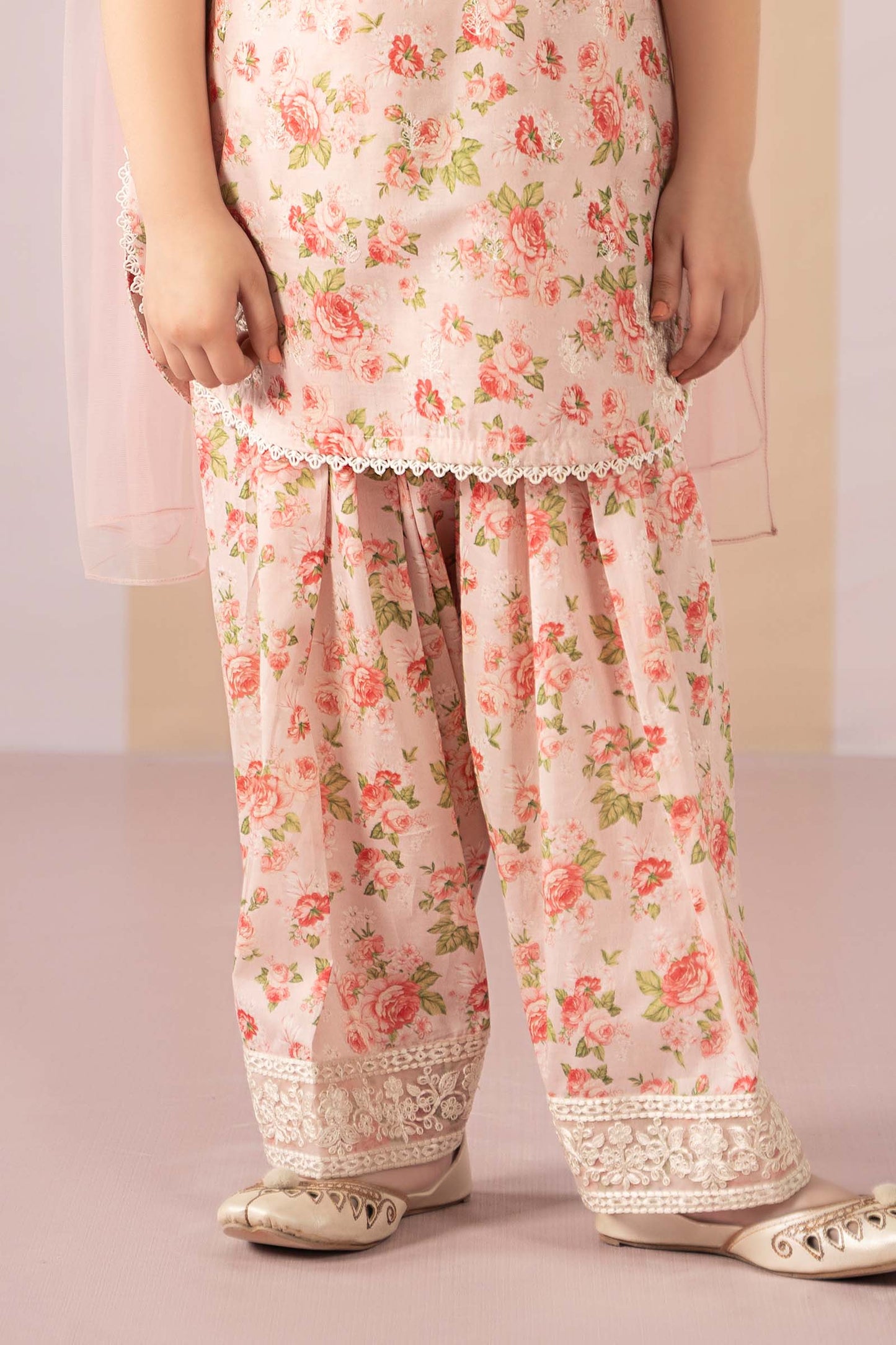 3 Piece Printed Lawn Suit - Kids Clothes - available at Maria Faisal in UK and USA