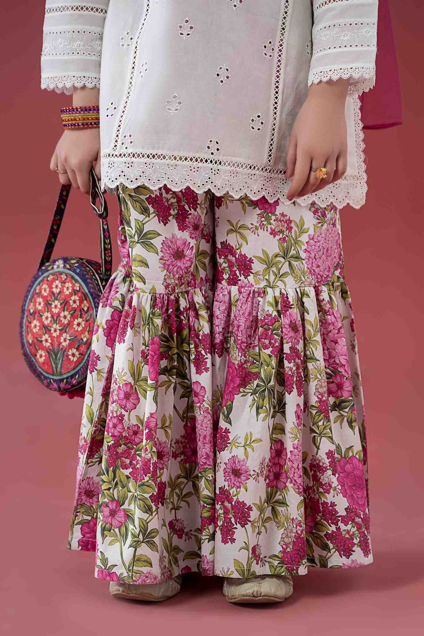 3 Piece Embroidered Lawn Suit - Kids Clothes - available at Maria Faisal in UK and USA