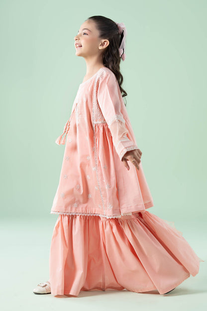 3 Piece Embroidered Dobby Suit - Kids Clothes - available at Maria Faisal in UK and USA